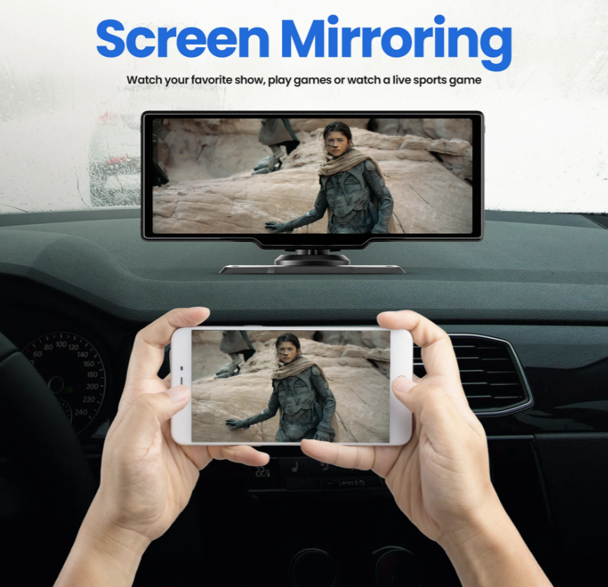 CarTablet Pro Max – 2025’s #1 CarPlay & Android Auto Screen with 4K Dashcam