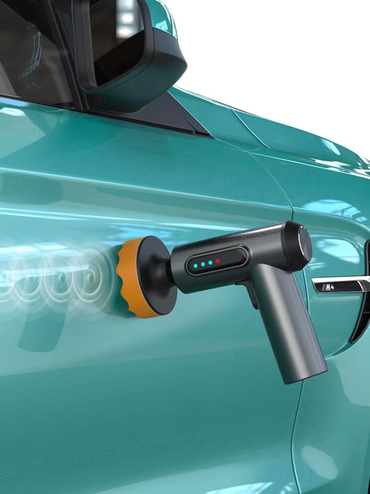 Wireless Handheld Car Polisher – Cordless Waxing & Buffing Machine for Car Body Cleaning & Scratch Repair